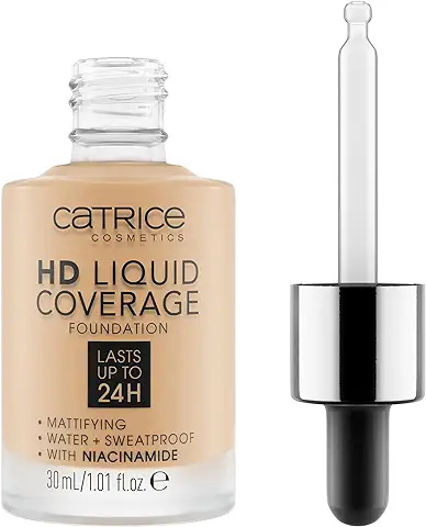 Catrice HD Liquid Coverage Foundation 24 Hour, 036 Hazelnut Beige, 30 ml